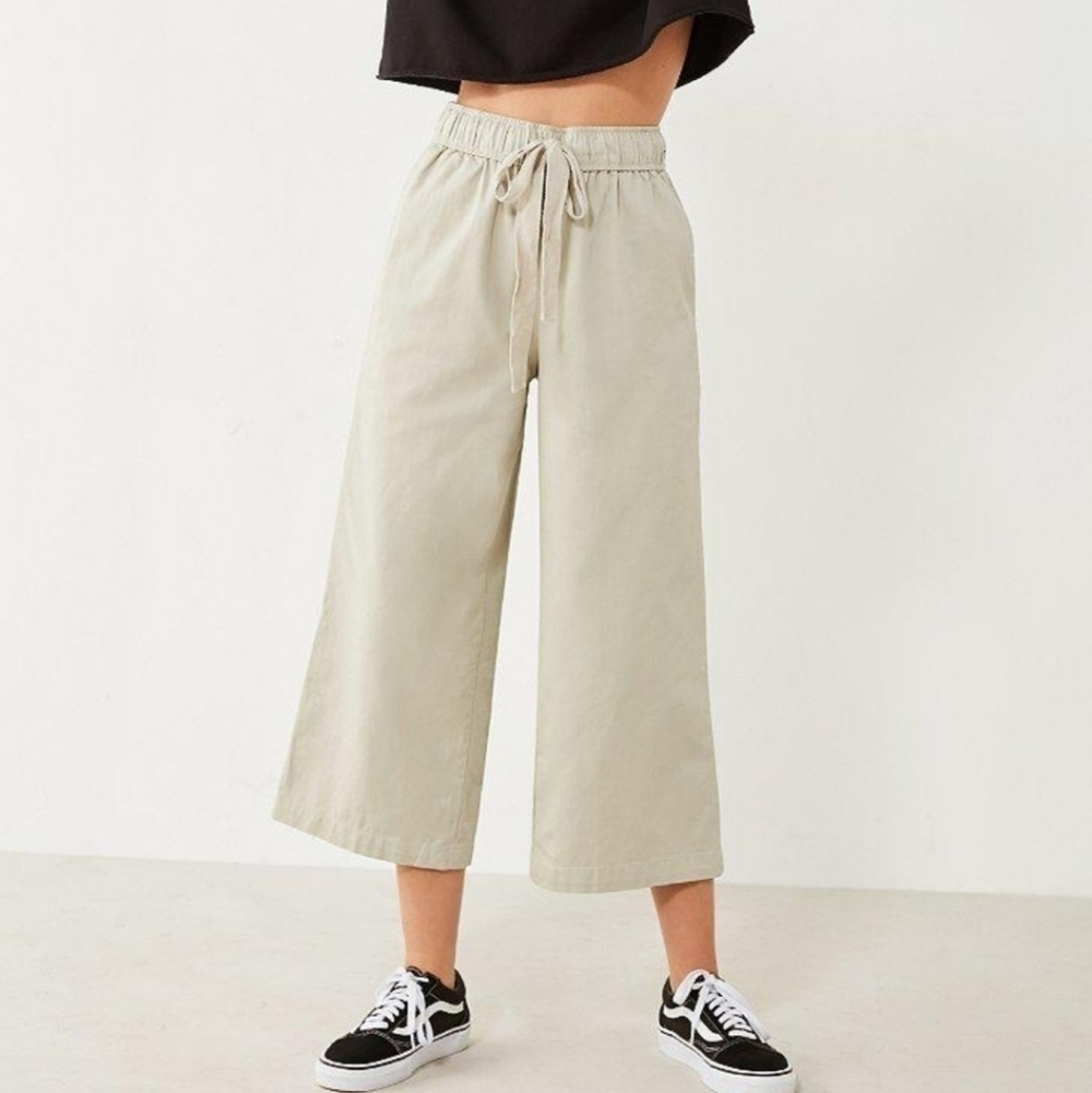 Urban Outfitters Addison Drawstring Wide Leg Crop